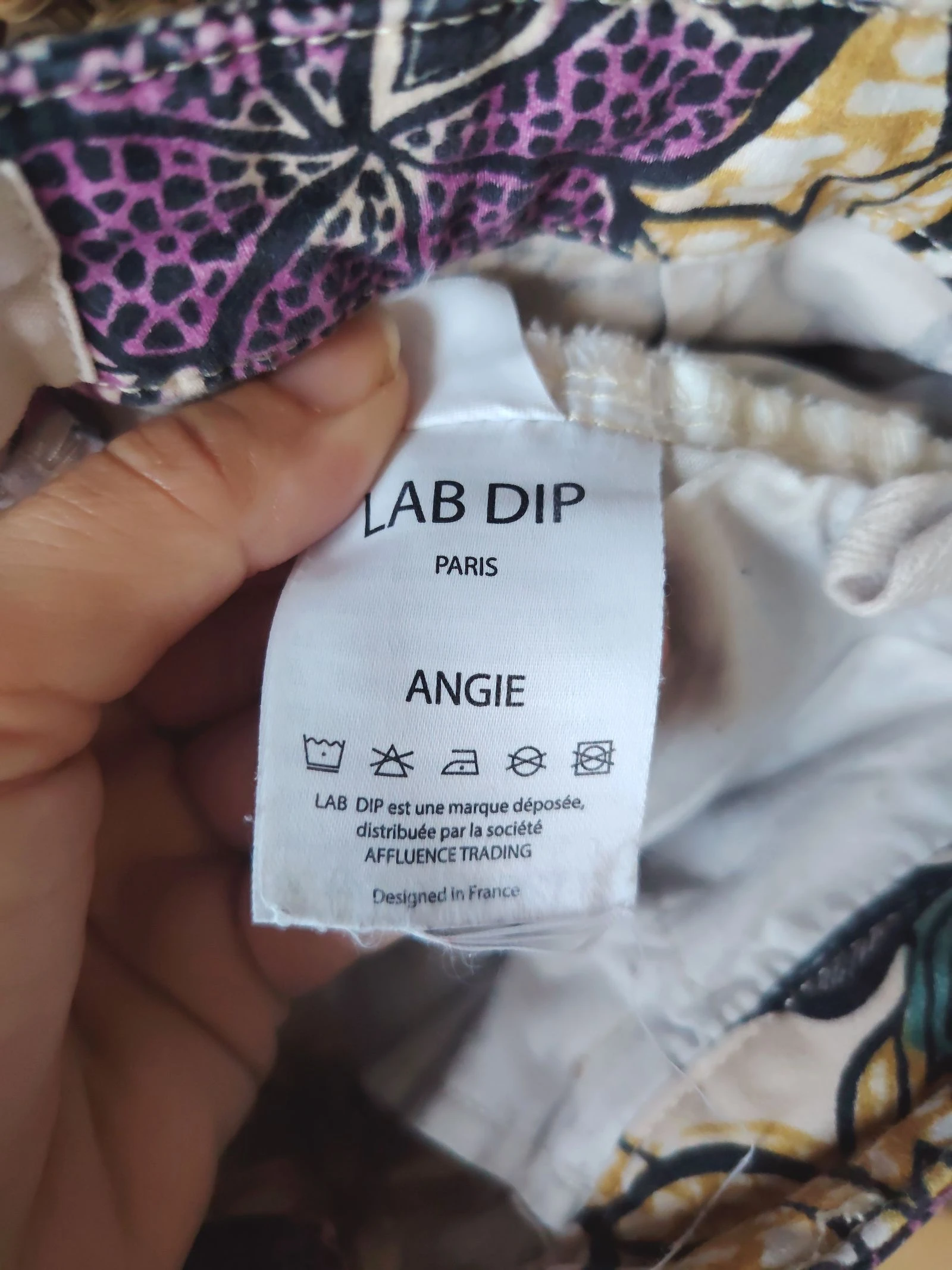 Multicolored floral jeans size 38 Lab Dip – photo 9